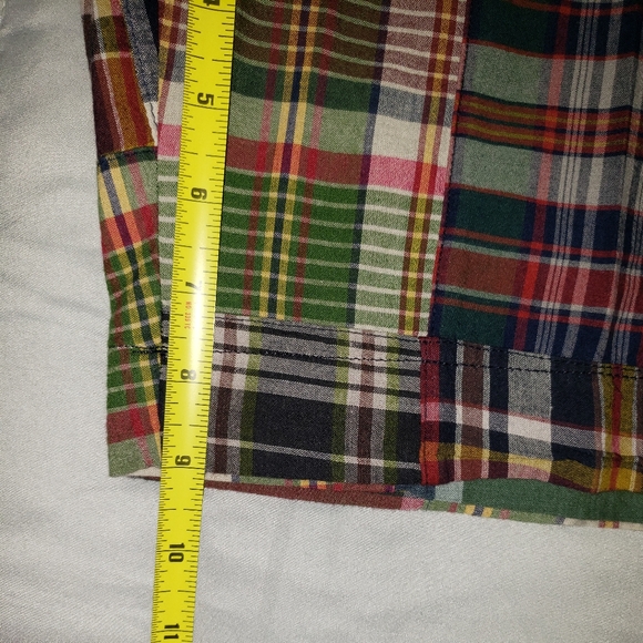 Polo Ralph Lauren Madras Plaid Patchwork Classic Shorts Men's Size 34 New - Picture 10 of 11